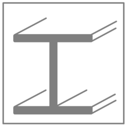 HEA-Stahlträger / Stahlstütze
